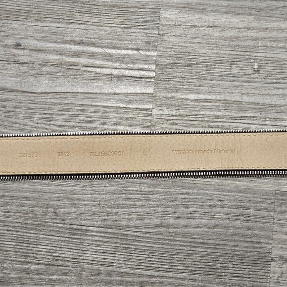 Shimmery Zipper Edge Black Sparkly Women's Belt Size Small - Picture 8 of 12